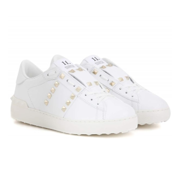 발렌티노 가죽 락스터드 스니커즈 Valentino Garavani Rockstud Untitled leather sneakers