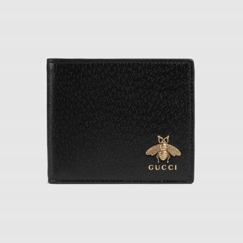 구찌 애니멀리어 가죽 지갑 Animalier leather wallet